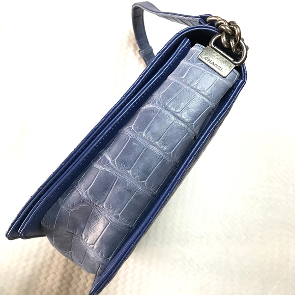 Aut Chanel XLarge Alligator Boy Bag - Picture 7 of 13